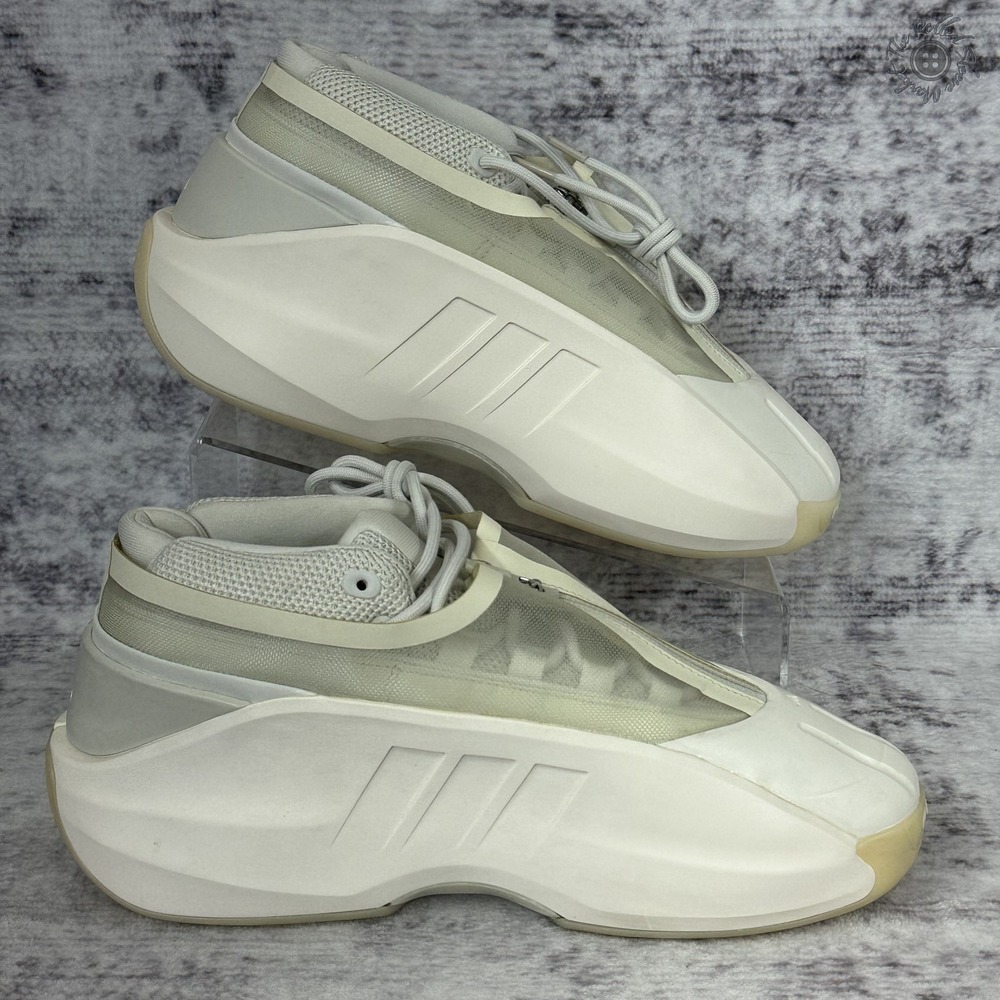 NIB No Lid Adidas Crazy IIInfinity Orbit Grey Chalk White IH2663 Men 8 Wmn 9‎